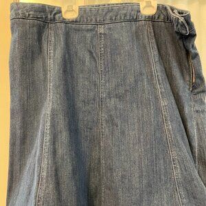 L.L. Bean Vintage Denim Skirt size 20